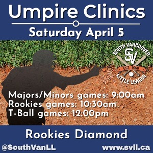 SVLL Umpire Clinics 2025